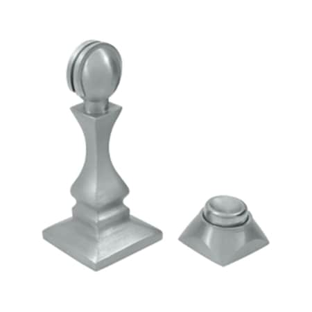 Patioplus 3.5 in. Magnetic Door Holder- Satin Chrome - Solid PA3251236